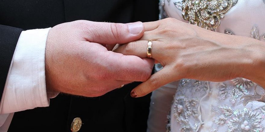 Evlenen çiftlerin sayısı 2019’da yüzde 2,3 azaldı