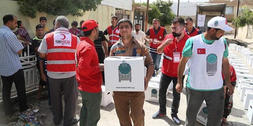 Türk Kızılayı Irak'ta gıda yardımında bulundu