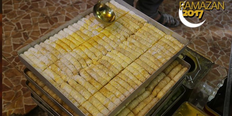 Suriye tatlıları bayramda ağızları tatlandıracak