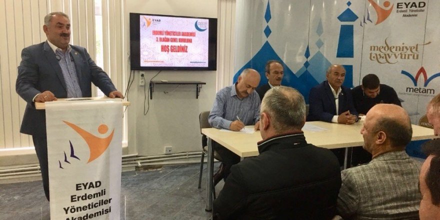 Halil Etyemez, yeniden EYAD Genel başkanı seçildi