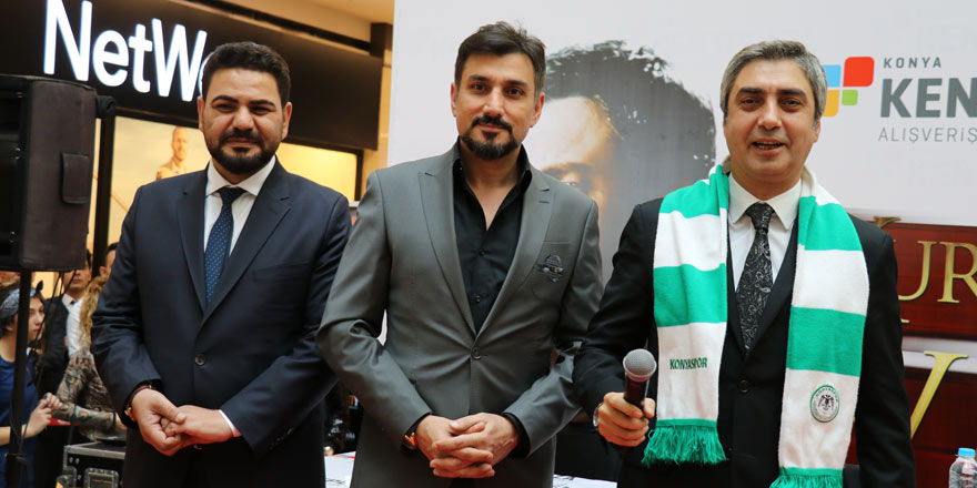 Polat Alemdar, Konyaspor atkısı taktı! Kurtar Vadisi oyuncuları Konya'da