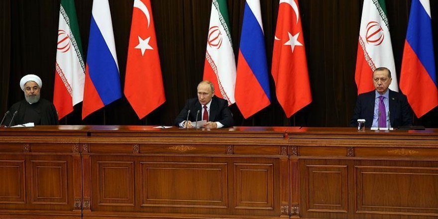 Turkey, Russia, Iran vow to back Syria's sovereignty