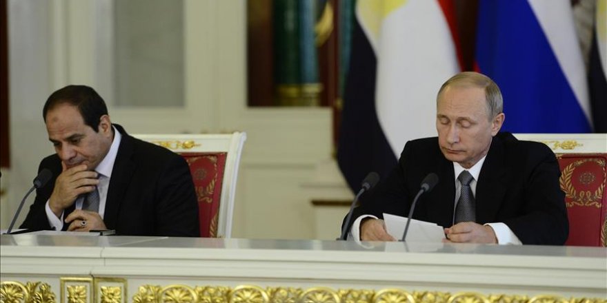 Putin in Cairo for talks with Egypt counterpart