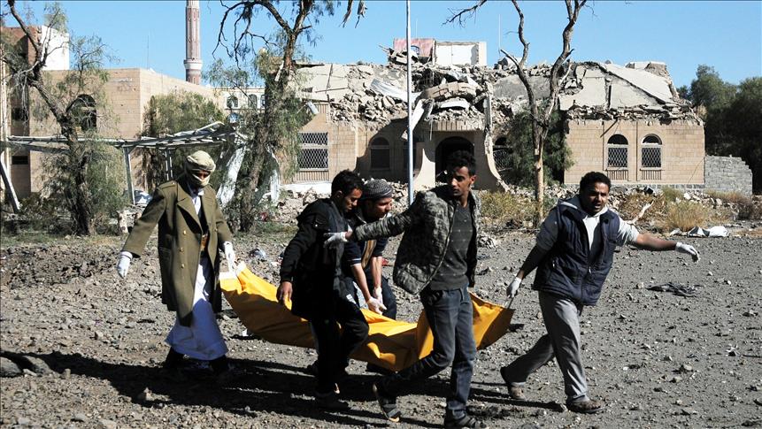 Saudi raid kills 12 prisoners in Sanaa: Houthi TV