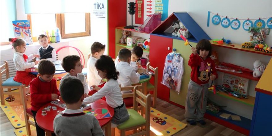 Turkish aid agency restores kindergartens in Kosovo