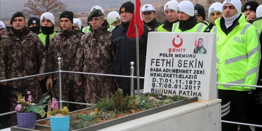 Turkey commemorates martyred police officer