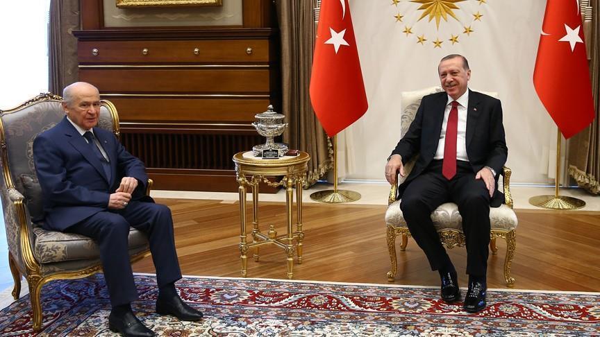 Turquie: Erdogan recevra Bahceli au palais présidentiel, mercredi