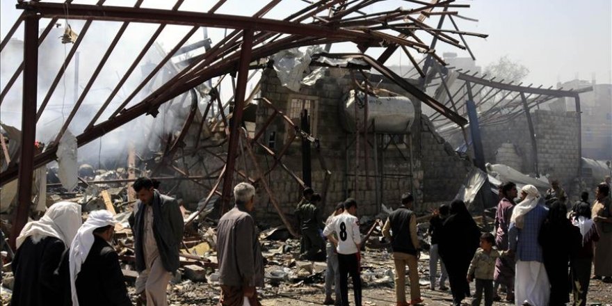 Saudi-led planes strike rebel sites in central Yemen