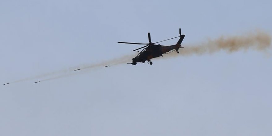 Turkey's T-129 helicopters hit PYD/PKK targets in Afrin