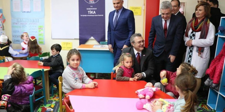 Turkish aid agency renovates kindergarten in Albania