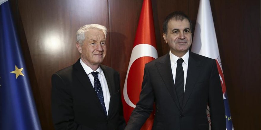 Turquie: Le ministre des Affaires de l'UE accueille le SG du Conseil de l'Europe