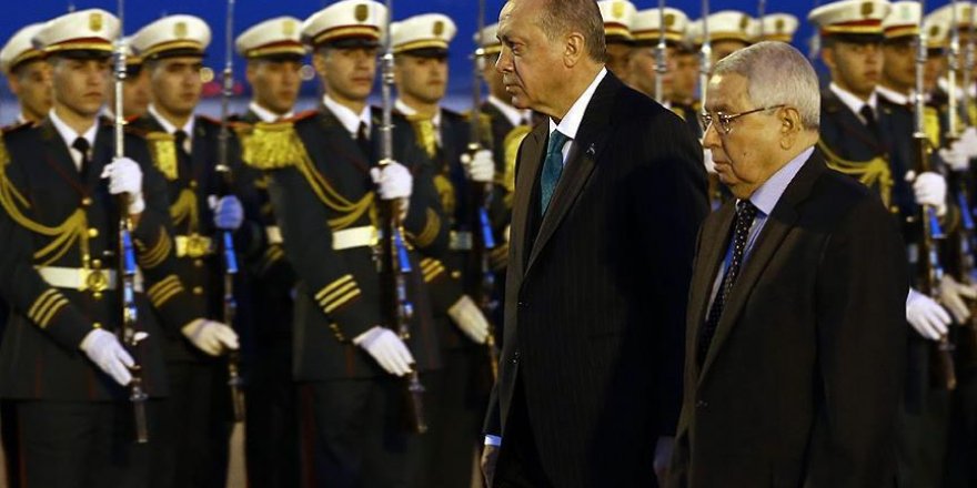 Arrivée du président turc, Recep Tayyip Erdogan, à Alger