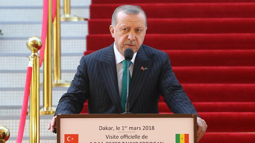 Erdogan: Turkey wants to walk with Africa