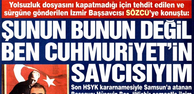 'Cumhuriyet' yazamayan Sözcü editörü kovuldu