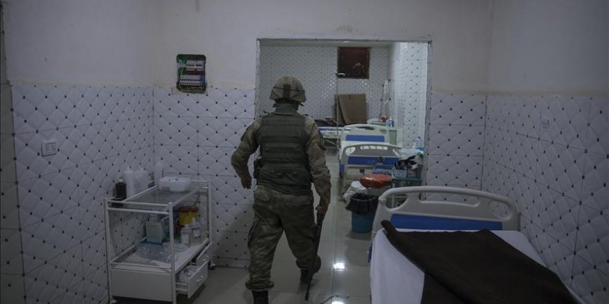 Service spécial à l'hôpital d'Afrin dédié aux soins des terroristes (Armée turque)