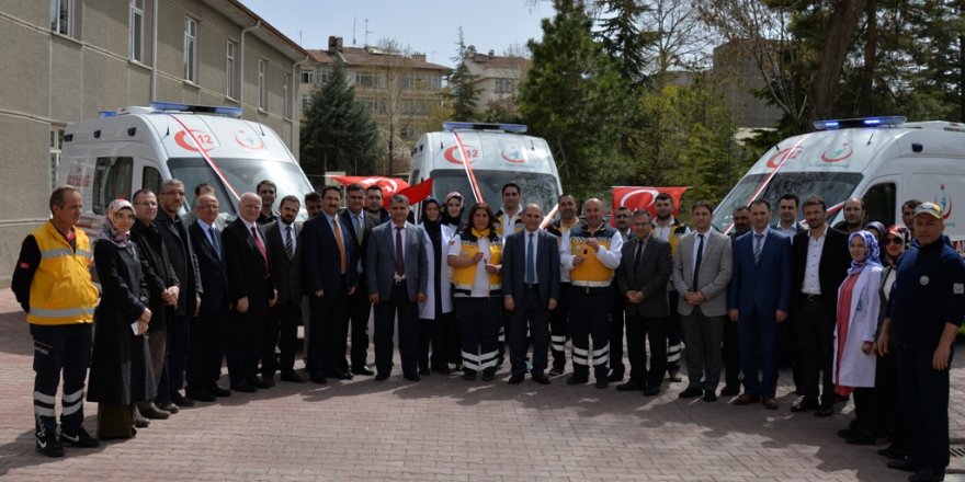 Konya’nın acil ambulans filosu genişliyor