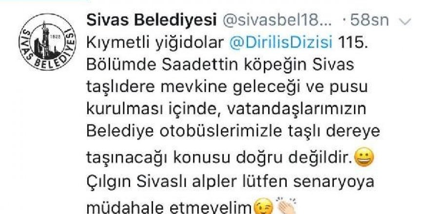 Diriliş Ertuğrul dizisinden etkilenen Sivaslılardan ilginç istek