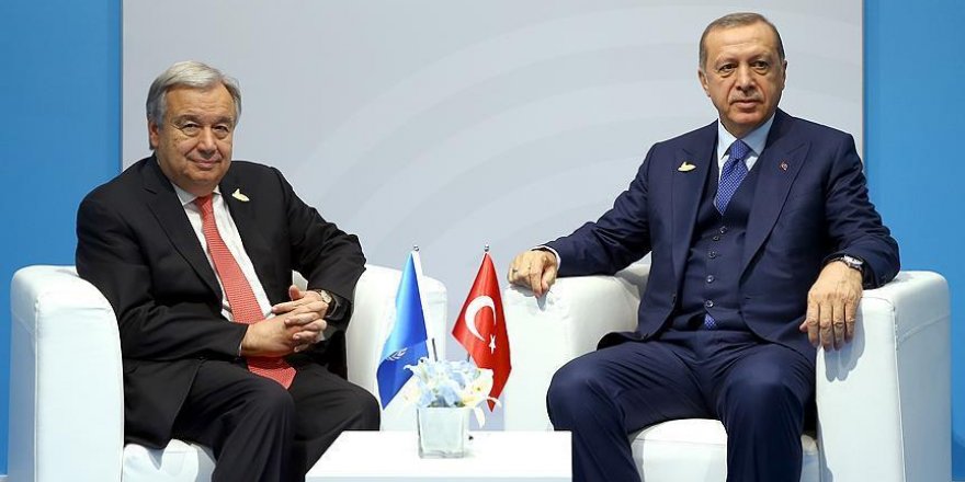 Erdogan et Guterres discutent de la Syrie