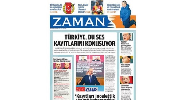 Zaman Gazetesi "şantajı ve kirli tezgahı" gerçek haber olarak gördü