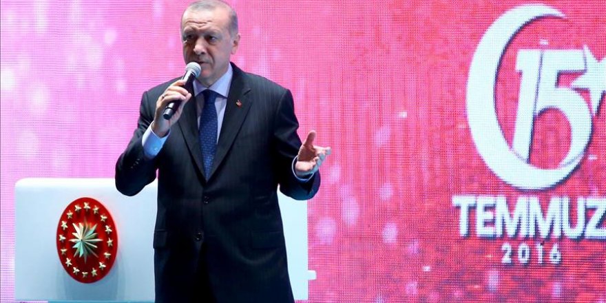 Turkish president marks 2nd anniversary of coup attempt