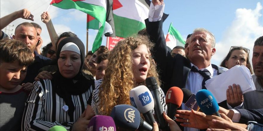 Ahed Tamimi remercie ceux qui l’ont soutenue