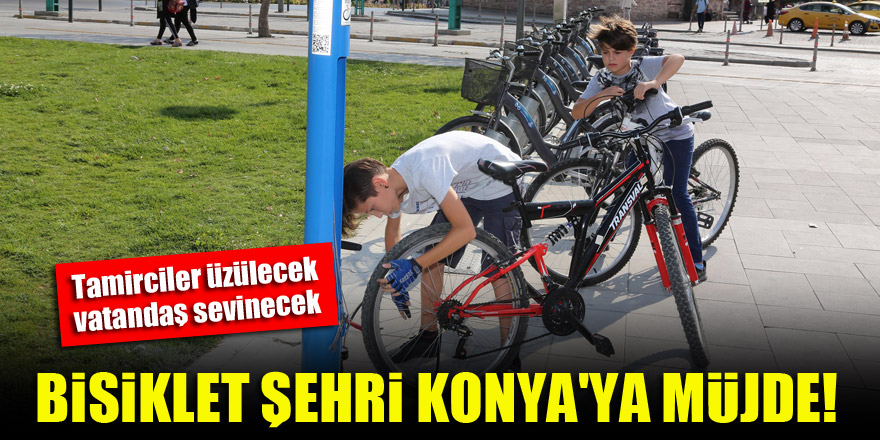 Bisiklet şehri Konya'ya müjde! Tamirciler üzülecek ama vatandaş sevinecek