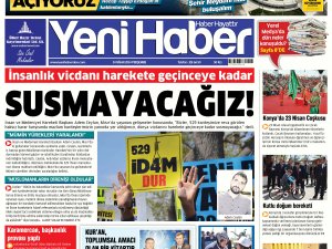 Yeni Haber Gazetesi - 1. Sayfa - 04 Mayıs 2014 Pazar