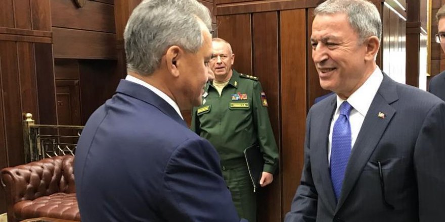 Turkish, Russian defense ministers meet for Syria talks