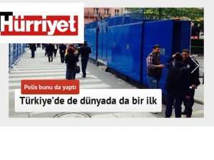 Hürriyet Gazetesi Türk polisine bunu da yaptı!