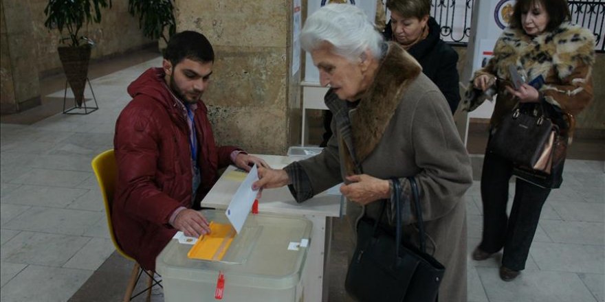 Armenians voting in early parliamentary elections