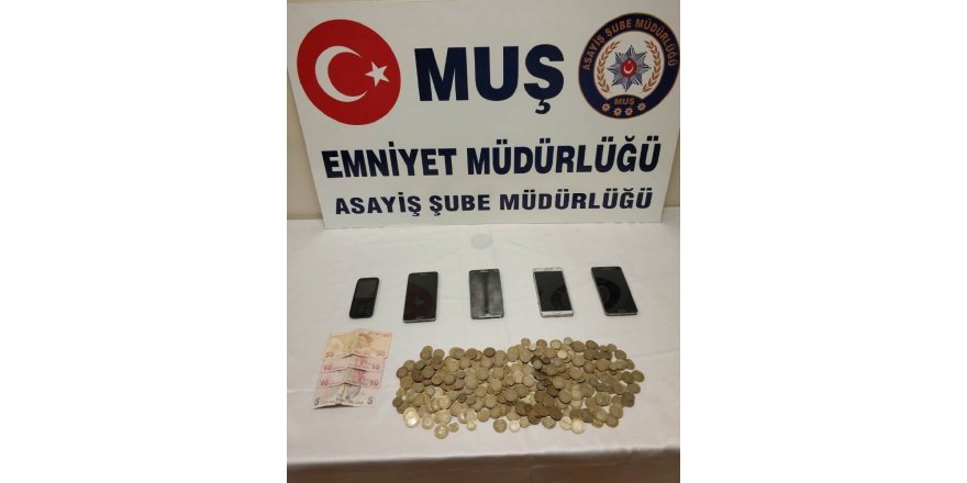 Muş’ta hırsızlık operasyonu: 3 tutuklama
