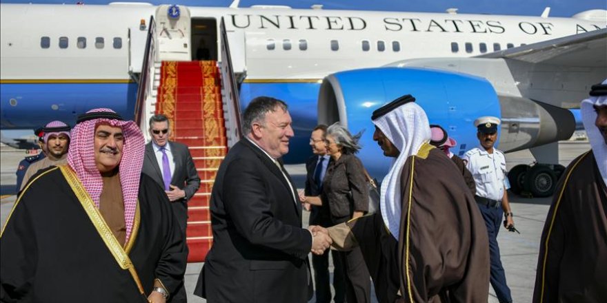 Pompeo arrives in Bahrain for 4th leg of Mideast tour