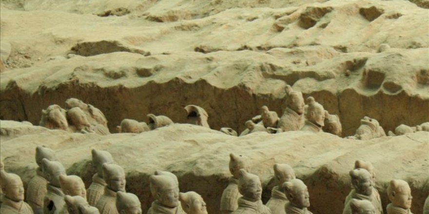 China: 1st-century BC painted terracotta figures found