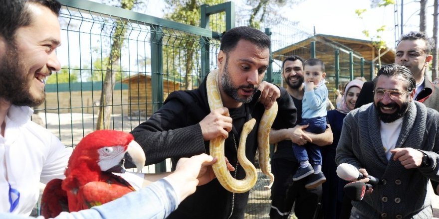 Alişan’ın yılanla imtihanı