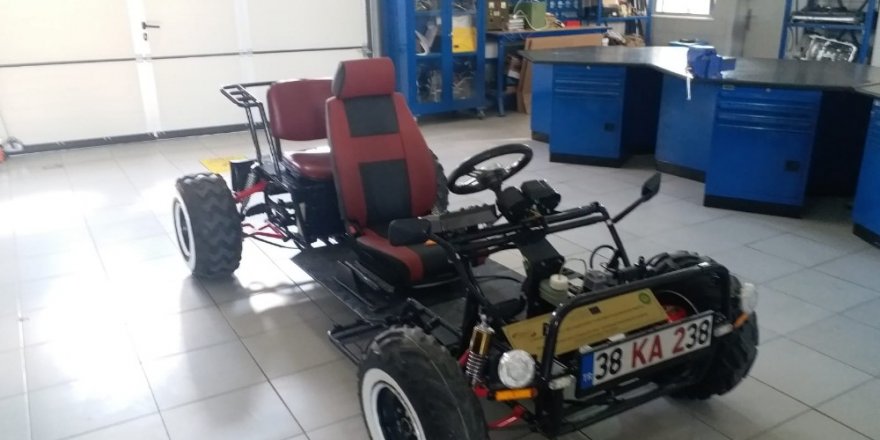 Meslek Liseliler elektrikli araba yaptı