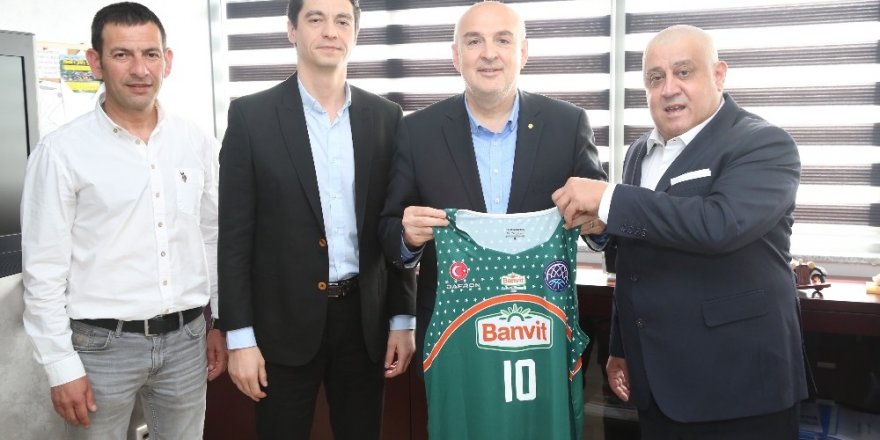 BANVİT BK yönetimi Bandırma Belediye Başkan yardımcılarını ziyaret etti