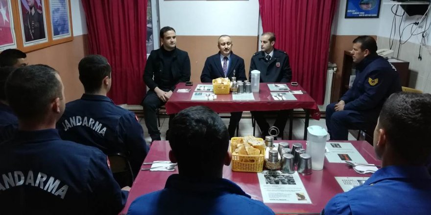 Kaymakam Bayraktar, Sarıoğlan Karakolunu ziyaret etti