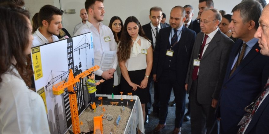 Öğrencilerin iş sağlığı ve güvenliği projeleri takdir topladı