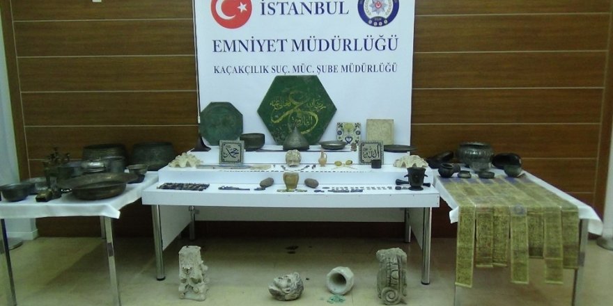 İstanbul’da tarihi eser kaçakçılığı operasyonları: 7 gözaltı