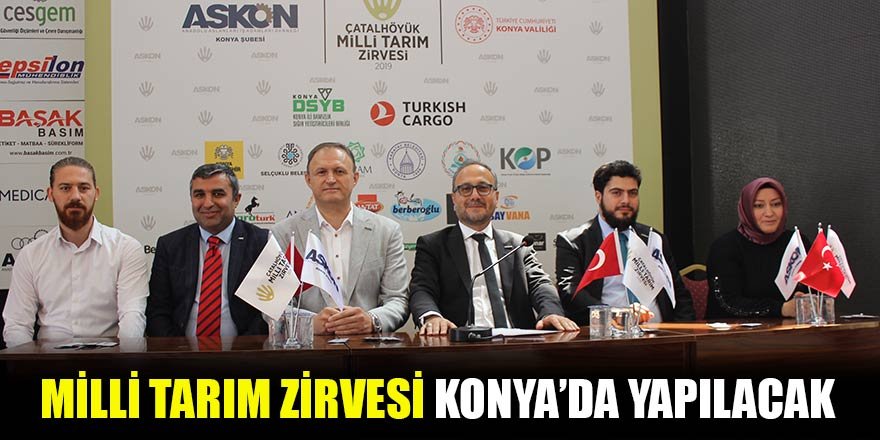 Milli Tarım Zirvesi Konya’da yapılacak