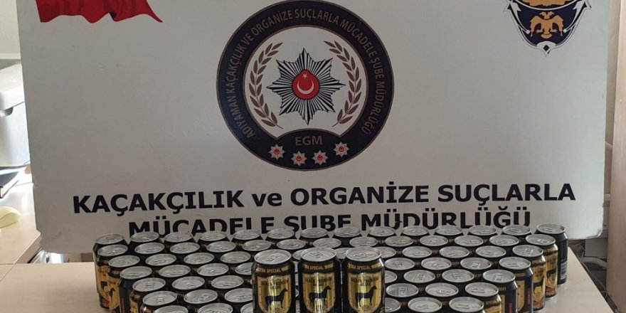 Adıyaman’da kaçak içki operasyonu