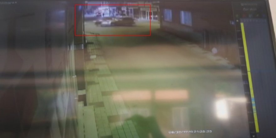 6 kişinin yaralandığı kaza kameraya yansıdı