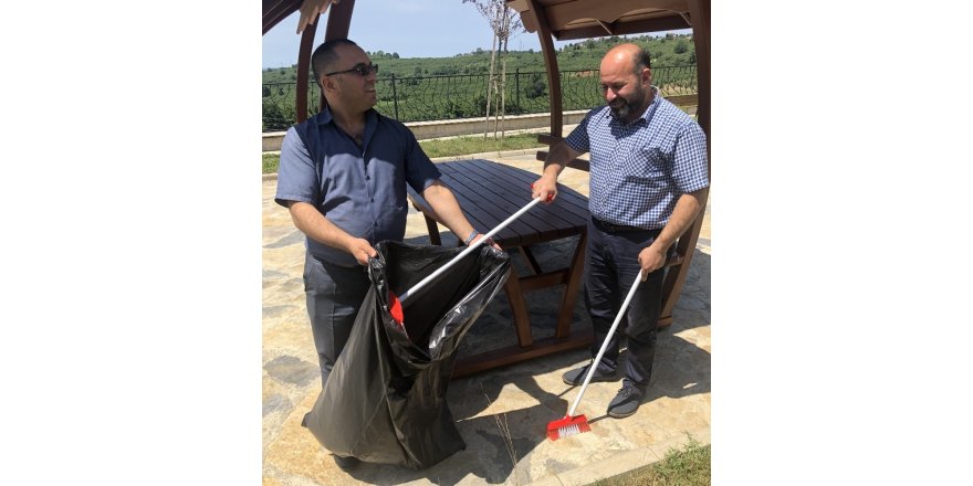 Akçakoca Bey Siyasal Bilgiler Fakültesi’nde temiz kampüs etkinliği
