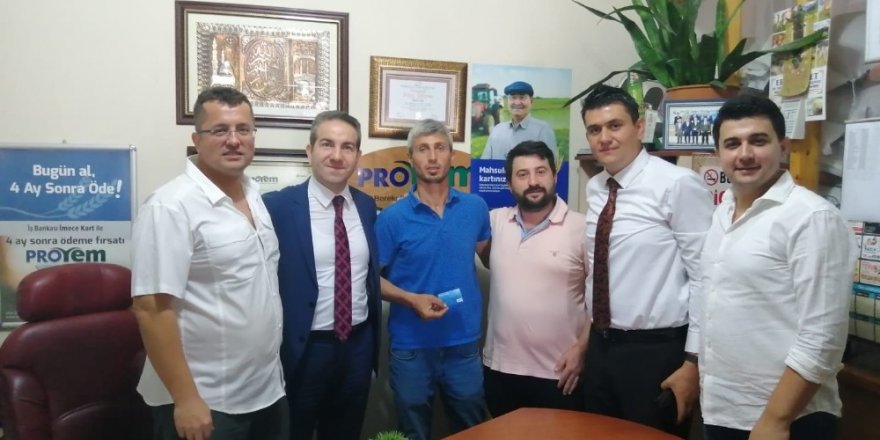 Besiciler artık yemlerini imece kart ile alacak