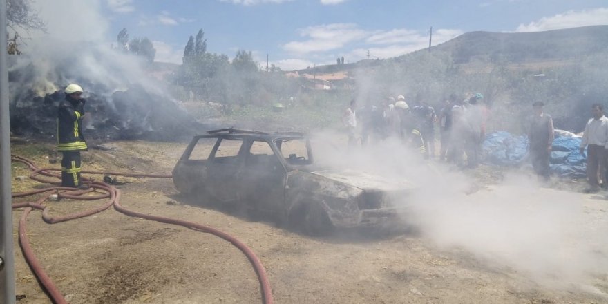 Çorum’da yangın