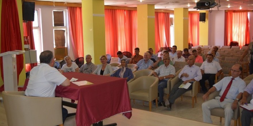 Kaymakam Çalık, muhtarlarla toplantı yaptı