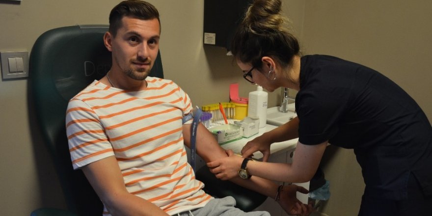 Denizlispor’da futbolcular sağlık kontrolünden geçti