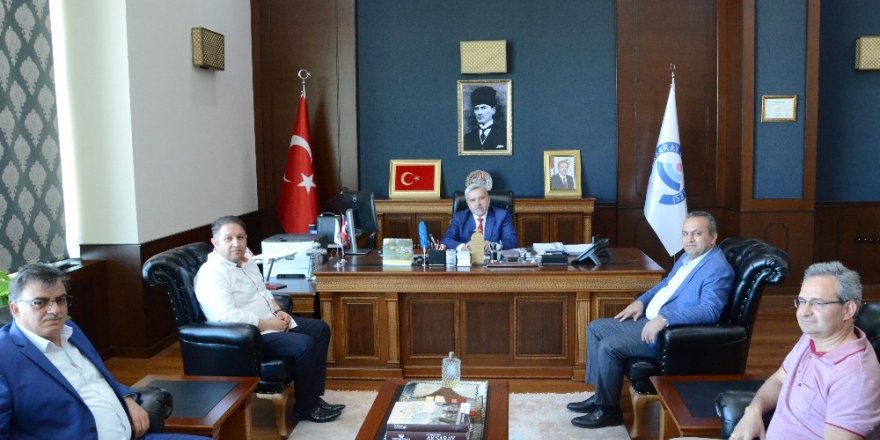 ATSO staj köprüsü kapsamında ASÜ Rektörü şahin ile görüştü
