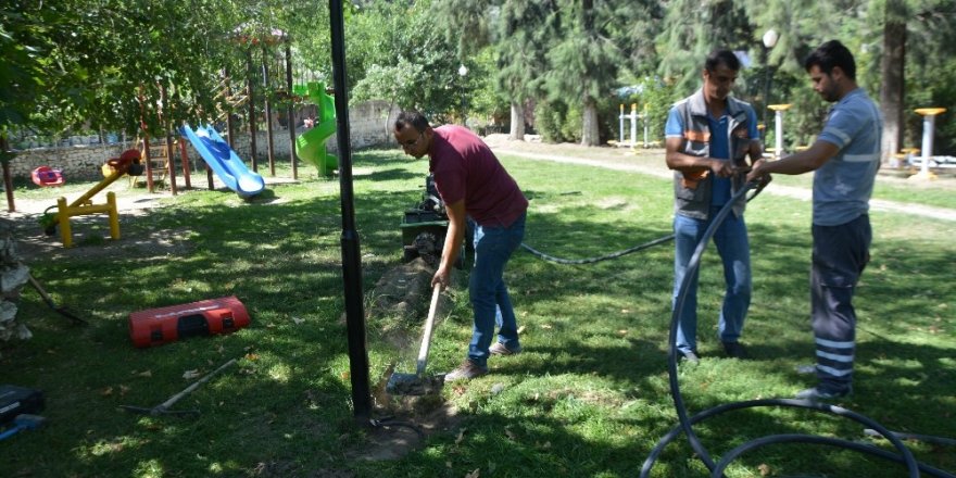 Söke Belediyesi, Bağarası Kemalpaşa Parkı’nı ayağa kaldırıyor