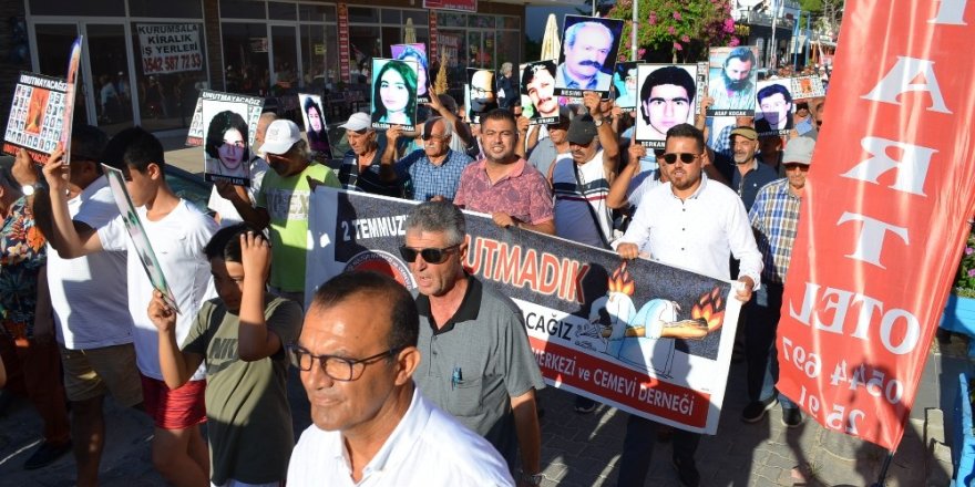 Madımak olayları Didim’de unutulmadı
